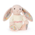 Blossom Blush Bunny with Personalized Cream Jumper