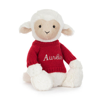 Skipson Lamb with Personalized  Red Jumper