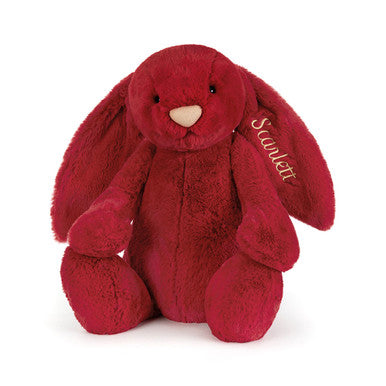 Personalized Bashful Luxe Bunny Scarlett