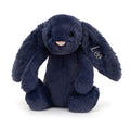 Personalized Bashful Navy Bunny Medium