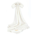 Personalized Bashful Luxe Bunny Luna Blankie