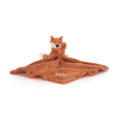 Personalized Bashful Fox Cub Soother