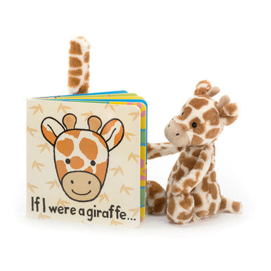 If I Were A Giraffe Book and Bashful Giraffe